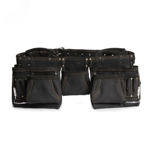 Сумка-пояс монтажника кожаная СК-12