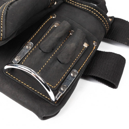 Сумка-пояс монтажника кожаная СК-12