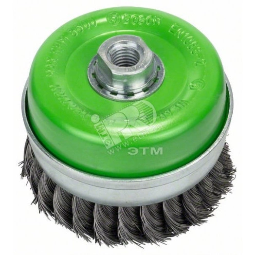 Щетка чашечная М14 0.35х100мм пучки нержавеющая сталь