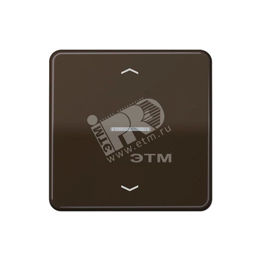 Клавиша для одинарной кнопки BCU  коричневая