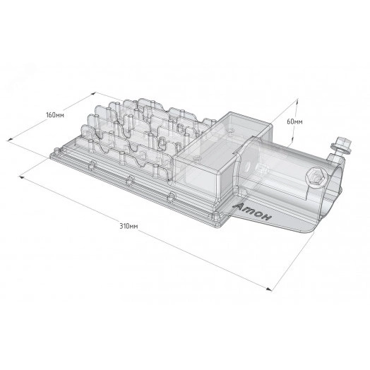 ДКУ-35Вт, IP67, 4800Лм, 4000К, ~100-300в, cos 0,96, защ.380 Viking