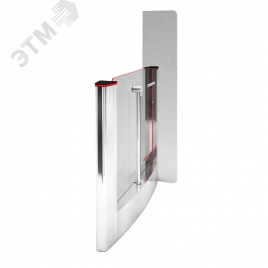 Турникет тумбовый моторизованный  Quick Line с высокими створками 1500 мм, крайний элемент с шириной прохода 660 мм