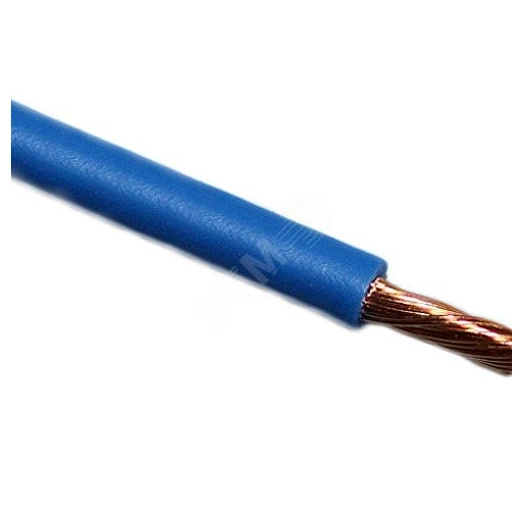 Провод силовой ПУГВ 1х1.5 голубой ТРТС многопроволочный