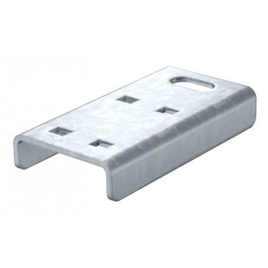 Соединительная скоба для листовых лотков 115x60x20 горячий цинк