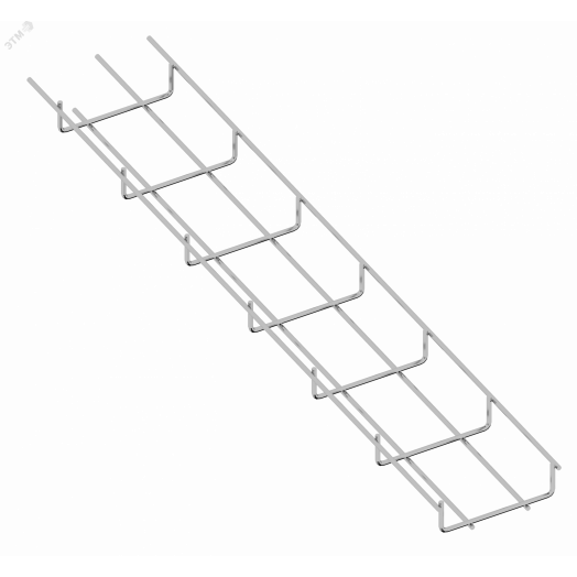 Лоток проволочный 400х35 L=3,0м оцинк./полимер.