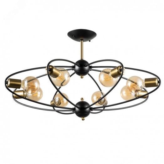 Люстра Arte Lamp GLASGOW A1963PL-8BK