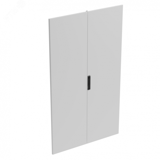 Дверь сплошная двустворчатая для шкафов OptiBox M, ВхШ 2200х1200 мм