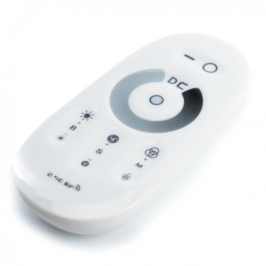 Контроллер диммер для светодиодной ленты 12-24v с пультом управления белый