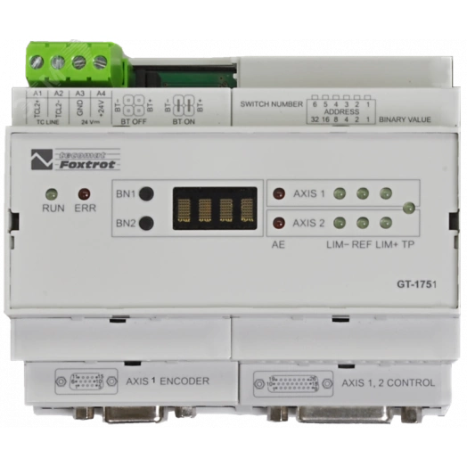 Позиционный модуль GT-1751 GT-1751, 1 осевой позиционный модуль для Foxtrot