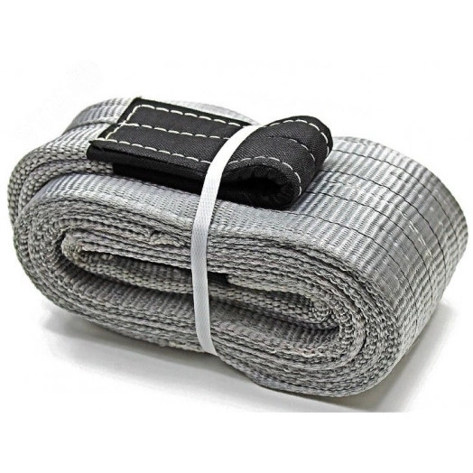 Строп текстильный двухпетлевой длиной 3м для поднятия грузов до 5т