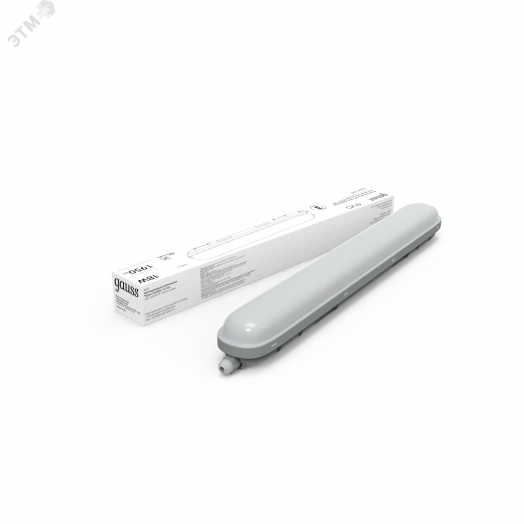 Светильник светодиодный ДСП-18 Вт 1950 Лм 4000K IP65 600х76х66 мм ССП-176 матовый соеденение в линию EVO Gauss