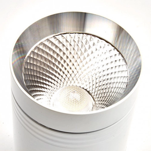 Светильник светодиодный ДПО-10w 4000К 900Лм белый с хром кольцом