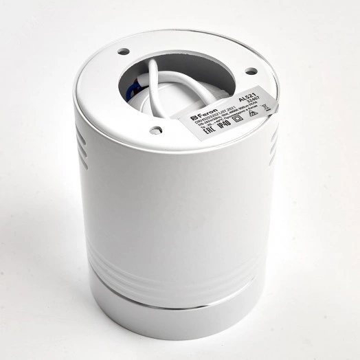 Светильник светодиодный ДПО-10w 4000К 900Лм белый с хром кольцом