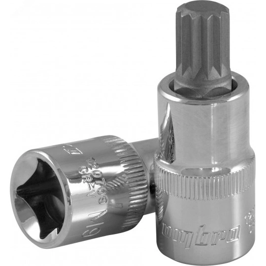 Насадка торцевая 1/2''DR с вставкой-битой SPLINE, M16