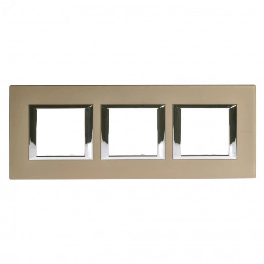 Axolute Рамка 2х3 поста 71мм горизонтальная бронза