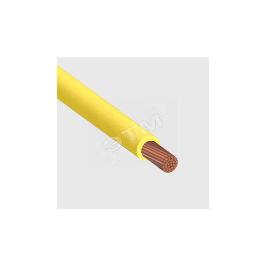Провод силовой ПуГВнг(А)-LS 1х35 желтый
