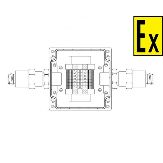 Коробка коммутационная взрывозащищенная КВМК 601
