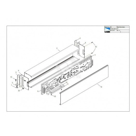 Крепление ремня нижнее CORSA/RODEO (арт119RIP056)