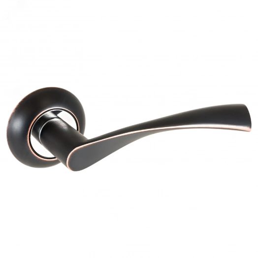 Ручка на круглой накладке (комплект), АЛЛЮР АРТ   "ОСКАР" ORB (1350) тёмная медь