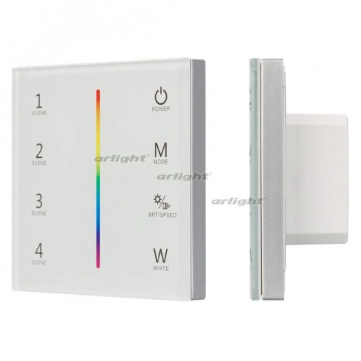 Панель Sens SMART-P22-RGBW White (12-24V, 4x3A, 2.4G) (ARL, IP20 Пластик, 5 лет)