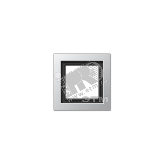 Рамка 1-я для горизонтальной/вертикальной установки  Серия- LS-Design  Материал- металл  Цвет- алюминий