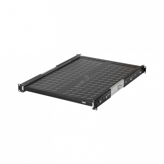 Полка выдвижная TLK 19д Ш418хГ400ммдля шкафа глубиной 600мм черная