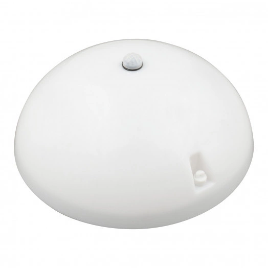 ULW-K20B 8W/6000K SENSOR IP54 WHITE Светильник светодиодный влагозащищенный, с датчиком движения. Круг. Дневной белый свет (6000K). 600Лм. Диаметр 220мм. Корпус белый. ТМ Uniel.
