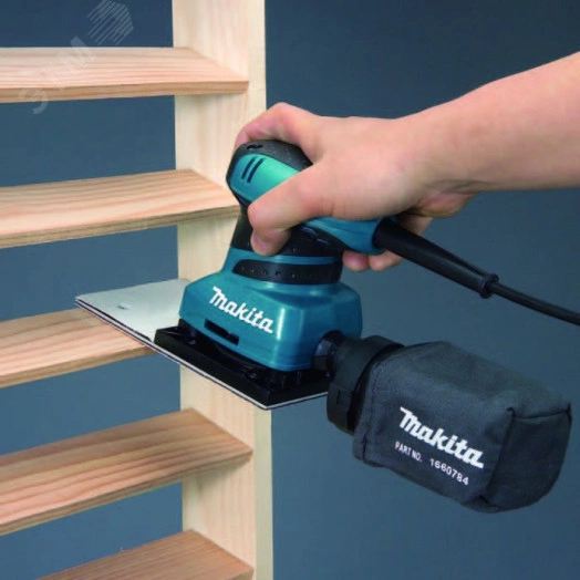 Шлифмашина вибрационная 200Вт, 166х102мм, 14000об/м