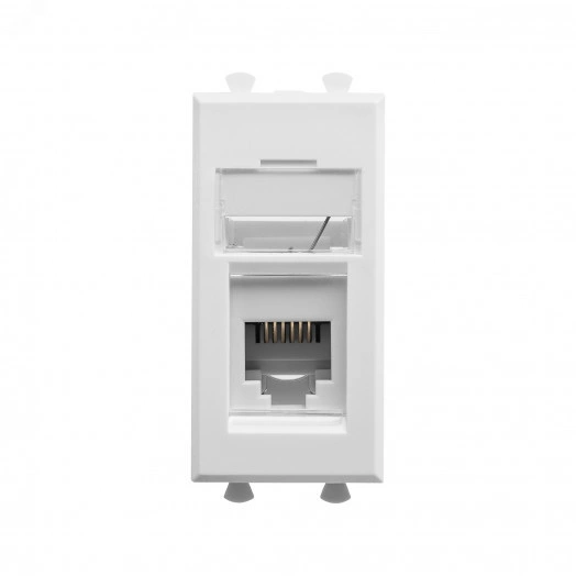 Avanti Телефонная розетка ''Белое облако'' RJ-12, 1 модульная