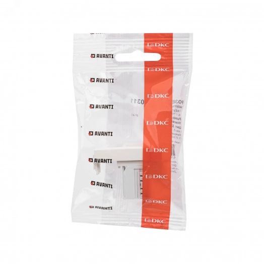 Avanti Телефонная розетка ''Белое облако'' RJ-12, 1 модульная