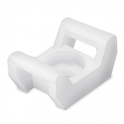 Основание 18х13, белое под винт М3 для хомутов шириной до 3,6мм