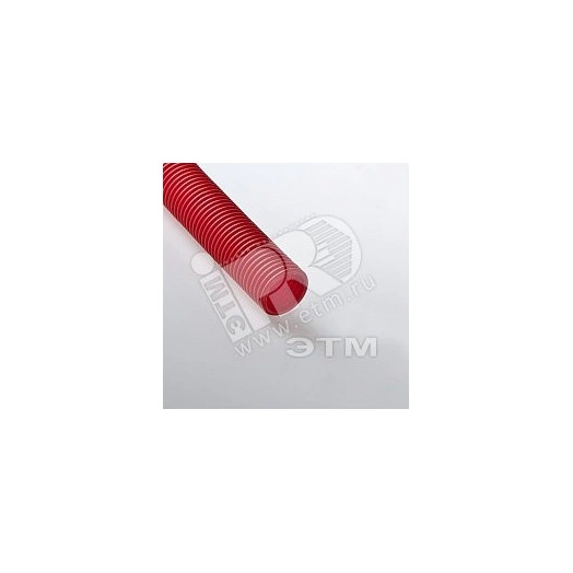 Труба гофрированная 40мм ПНД красная для металлопластиковых труб