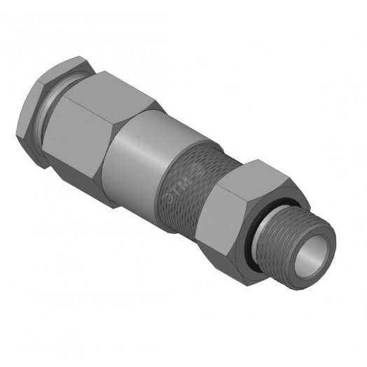 Ввод кабельный КВБ-15/10-2У-Н для бронированного кабеля с двойным уплотнением