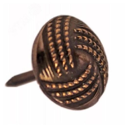 Гвоздь мебельный 677 С старая бронза (20 шт.)