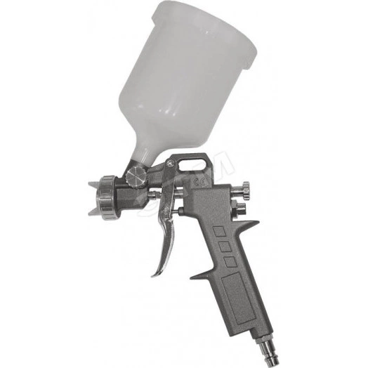 Краскопульт пневматический, пластмассовый верхний бачок 600 мл, 1.5 мм