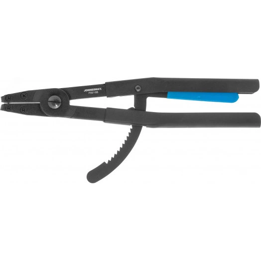 Щипцы загнутые 90° с фиксатором для стопорных колец, сжим, 85-170 мм, 3.5-4.0 мм, 400 мм