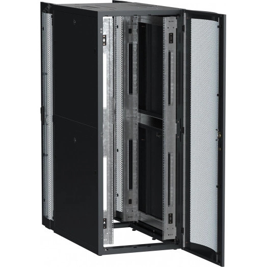 "ITK LINEA S Шкаф серв. 19"" 42U 750х1200мм перф. дв. черный"