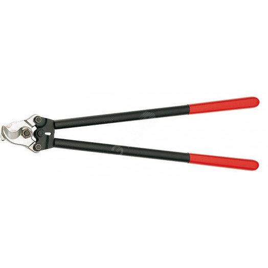 Кабелерез резка - кабель 27мм (150мм AWG 5/0) L=600мм стальной корпус черный обливные рукоятки сменная ножевая головка