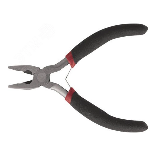Плоскогубцы комбинированные ''мини'', черные ручки 120 мм