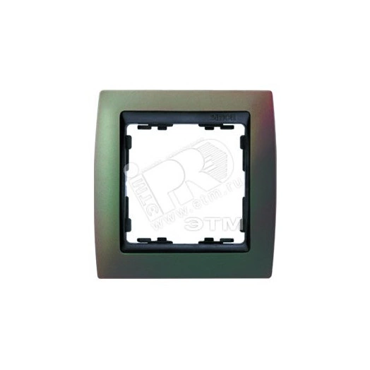 Рамка на 2 поста, S82, хамелеон - графит