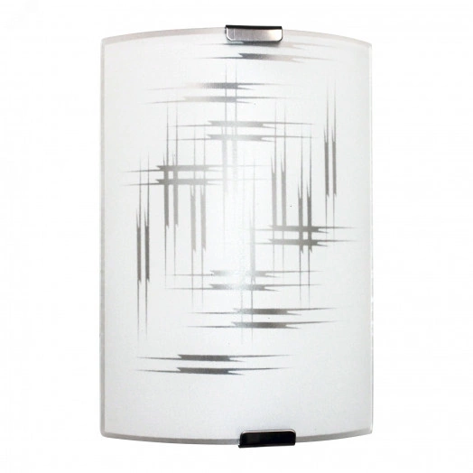 Светильник НББ-21-60 М21 Элегант 150х220 матовый белый/клипсы штамп металлик индивидуальная упаковка