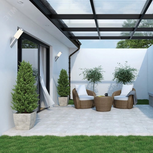 Светильник НБУ-40w вверх Е27 IP44 хром