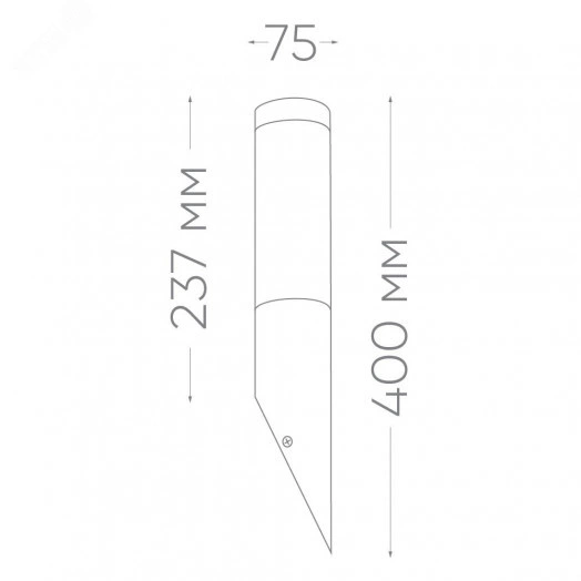 Светильник НБУ-40w вверх Е27 IP44 хром