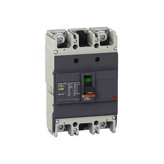 Выключатель автоматический трехполюсный EZC250 36 KA/415В 2Т 150 A