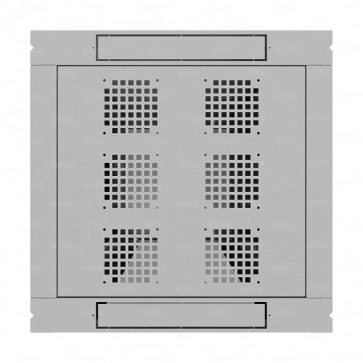 Шкаф напольный телекоммуникационный NTSS RS 42U 600х600мм, 4 профиля 19, двери перфорированная и сплошная металл, регулируемые опоры, боковые стенки съемные, разобранный, серый RAL 7035