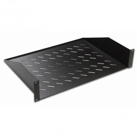 Полка консольная 19', 2U глубина 350мм, нагрузка до 25 кг, чер. DR-412211 DATAREX