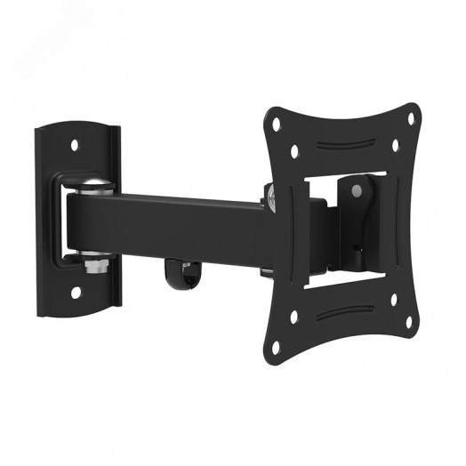 Кронштейн для телевизора 10'-27' дюймов наклонно-поворотный одно колено серия HOME