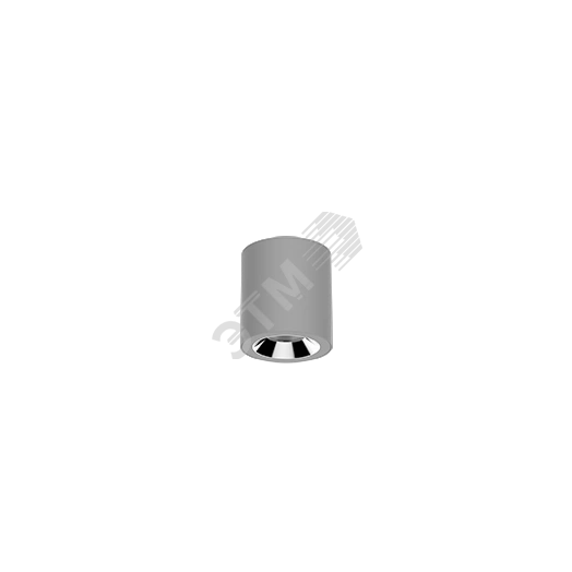 Светильник светодиодный ДПО-12Вт IP20 1300Лм 4000К DL-02 Tube серый матовый ВАРТОН