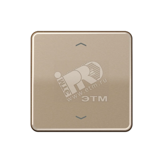 Клавиша для одинарной кнопки BCU  золотая бронза