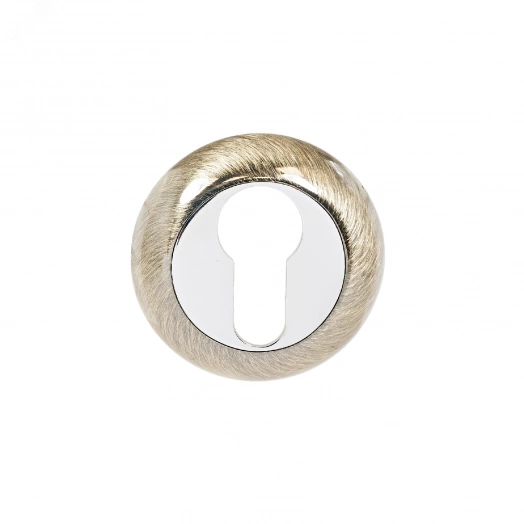 Накладка декоративная (комплект) под цилиндровый механизм замка, АЛЛЮР АРТ ET-R1 AB (3202) старая бронза